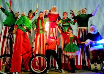 Christmas Stilt Walkers Cincinnati