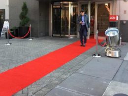 Red Carpet and Stanchions Red Carpet and Stanchions