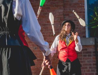 juggling stilt walker cincinnati