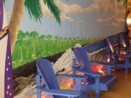 Beach Chairs w/Palm Trees Beach Chairs w/Palm Trees
