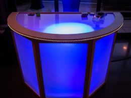 Blue LED Casino Table Blue LED Casino Table