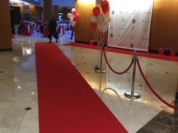 Red Carpet and Stanchions Red Carpet and Stanchions