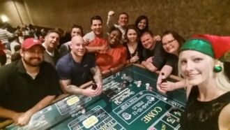 Team Building Casino Party office christmas party cincinnati