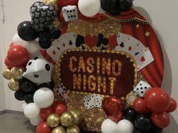 Casino Balloon Decor
