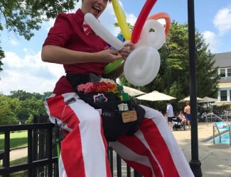 balloon artist stilt walker cincinnati