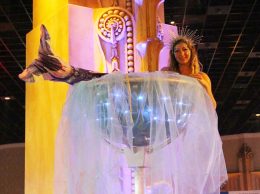 Mermaids in Giant Martini Glass Mermaids in Giant Martini Glass