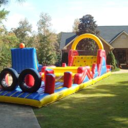 add an obstacle course on the end more of a challenge 60' Obstacle Course