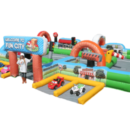 Kid's Inflatable Giant-Tricycle Race Track Kid's Giant Tricycle Race Track