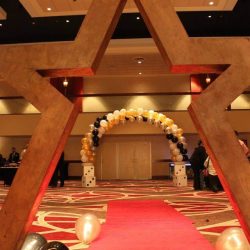 Red Carpet & Balloon Arch