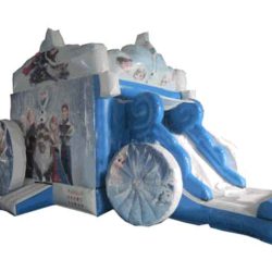 Frozen Carriage Bounce House Slide Combo
